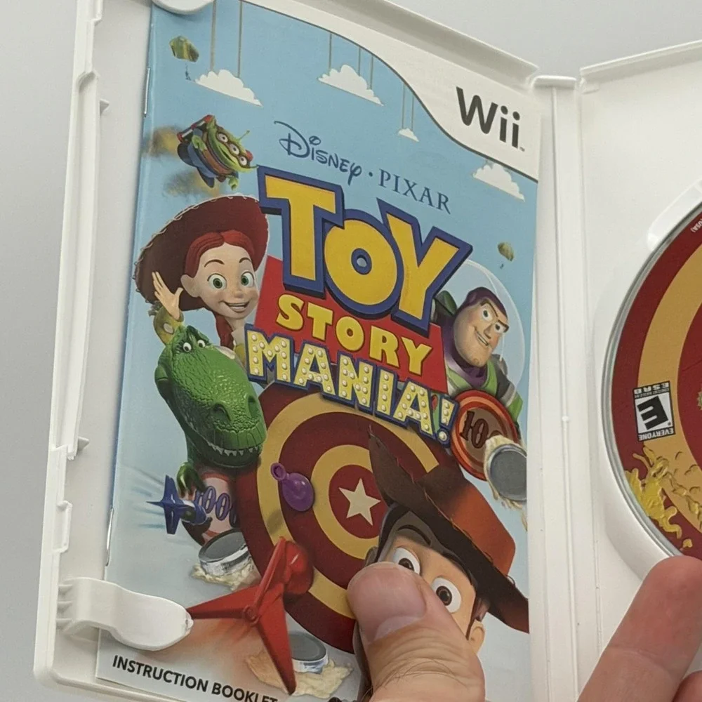 Disney Pixar Toy Story Mania! Nintendo Wii Complete CIB 2009 NTSC-U/C E